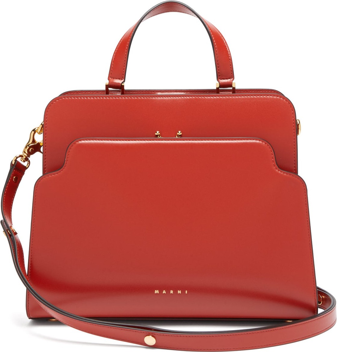 Marni Trunk Reverse large leather bag