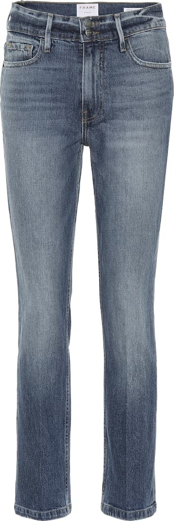 FRAME DENIM Sylvie high-rise straight jeans