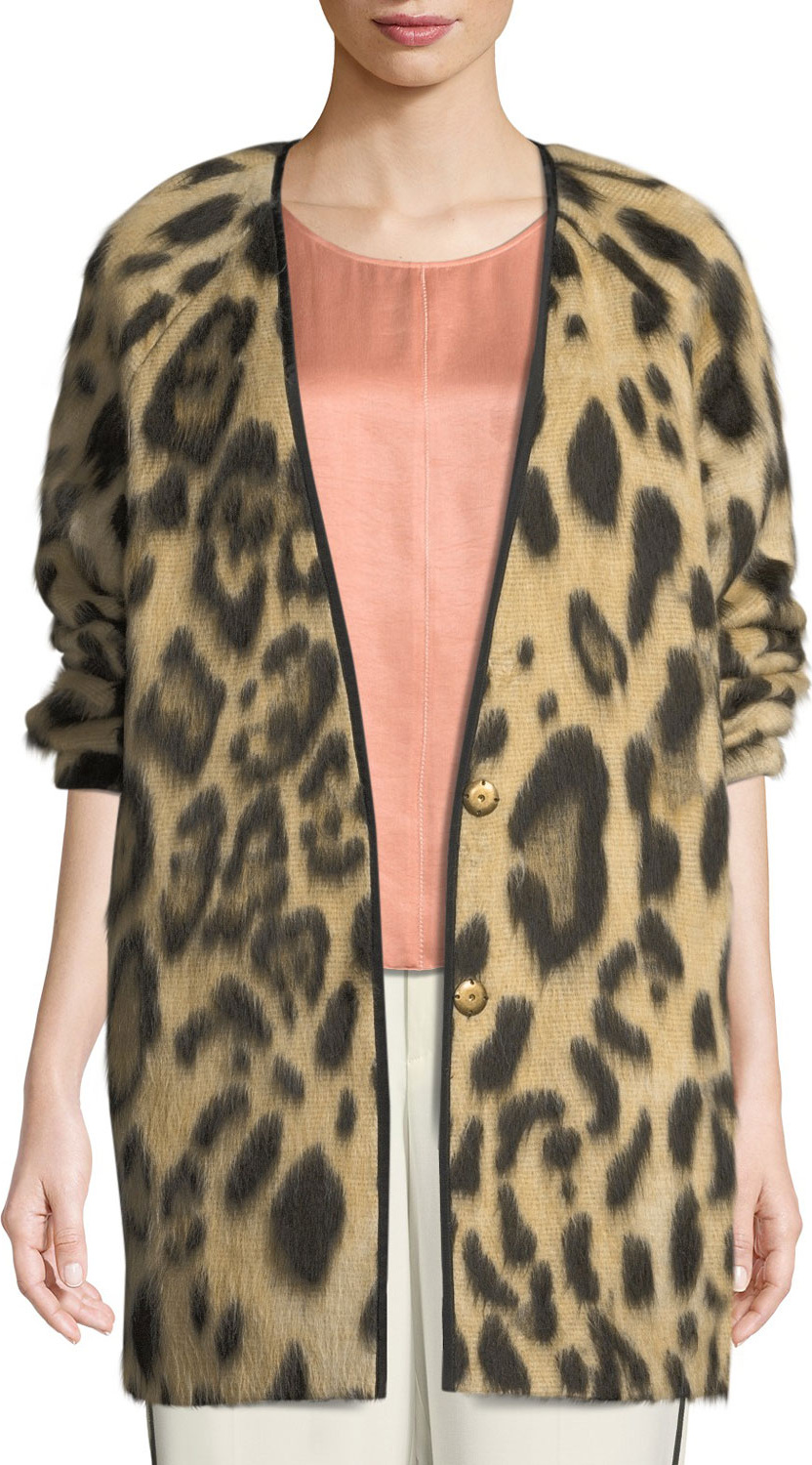 Forte Forte Savana Jacquard Animal-Print Sweater