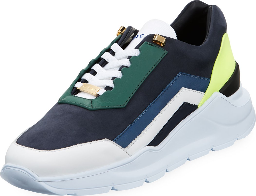 Buscemi Men's Strada Leather Running Sneakers