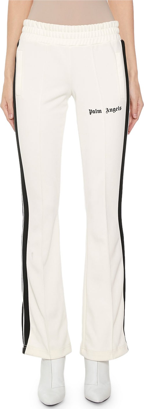 Palm Angels Side-Striped Skinny Logo Track Pants