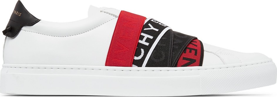 Givenchy Urban Street Logo-Jacquard Leather Slip-On Sneakers