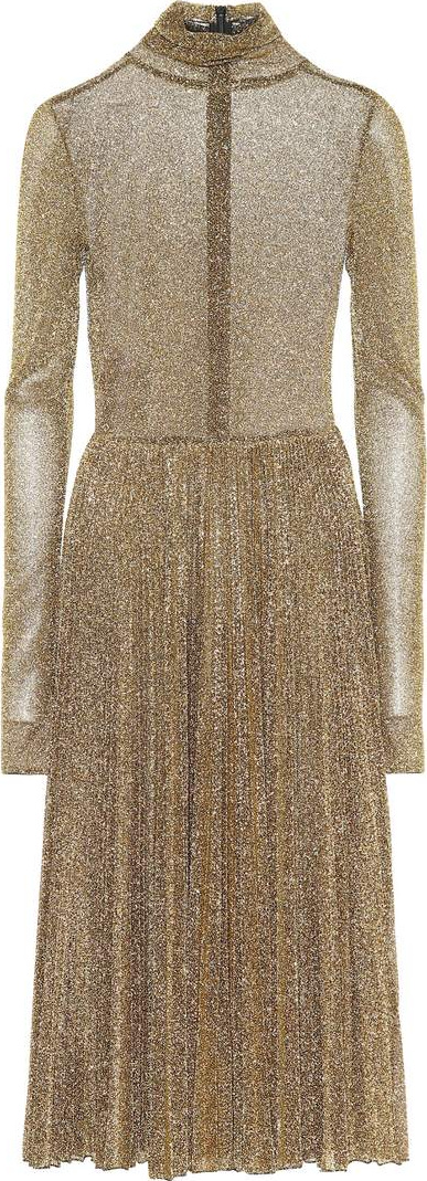 Philosophy Di Lorenzo Serafini Metallic midi dress