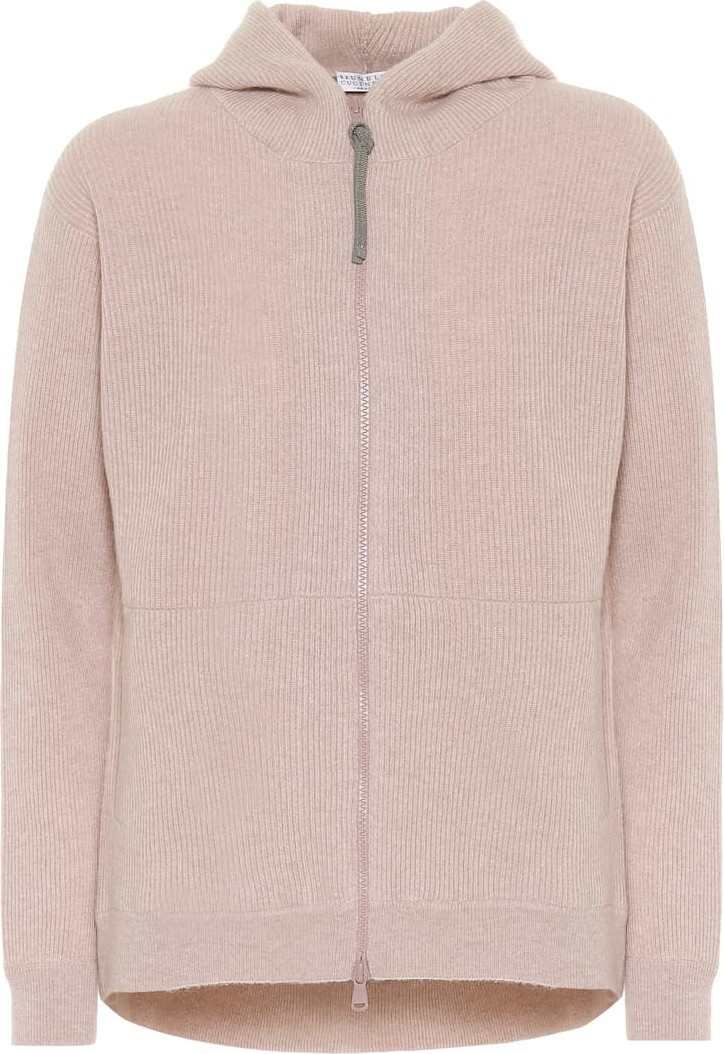 Brunello Cucinelli Ribbed cashmere hoodie