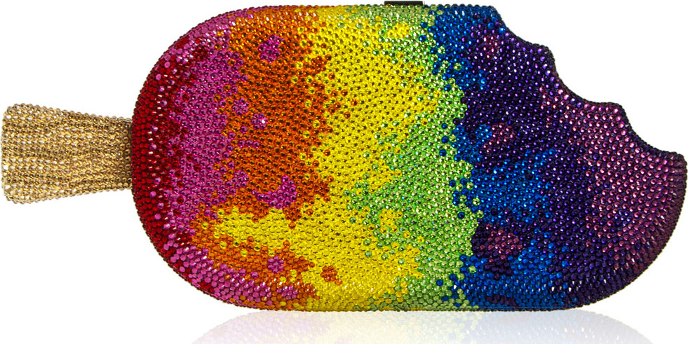 Judith Leiber Popsicle Rainbow Clutch Bag