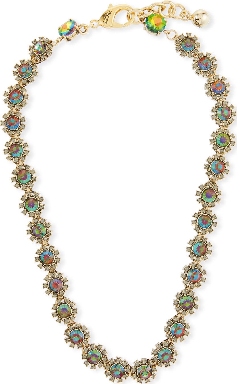 Lulu Frost Beam Riviera Crystal Necklace