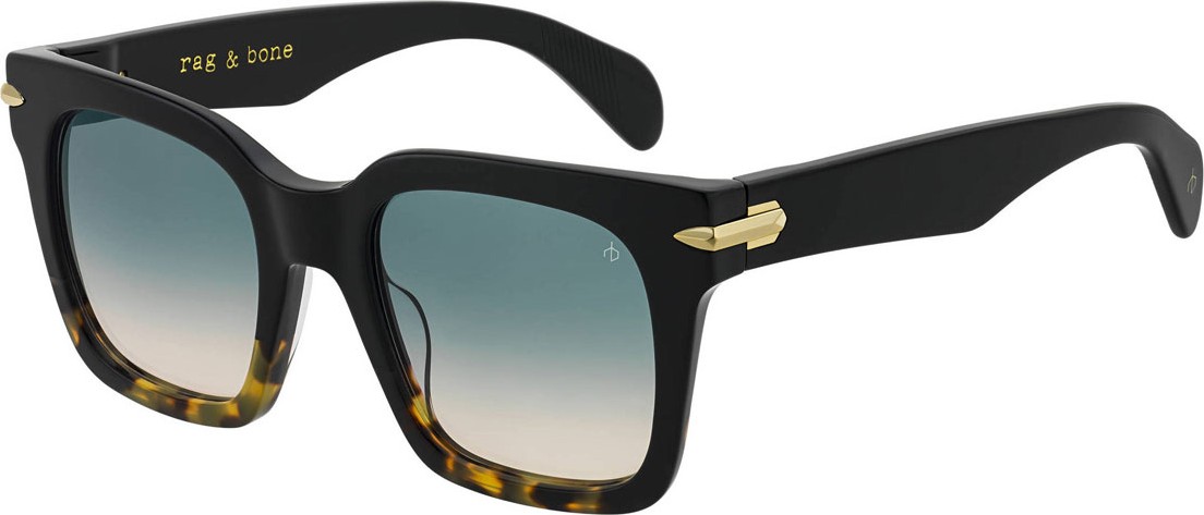 Rag & Bone RNB1014S Square Acetate Sunglasses