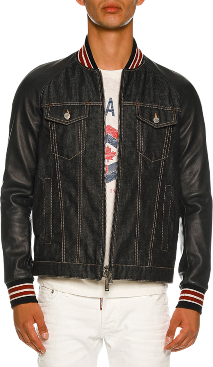 DSQUARED2 Denim Bomber Jacket