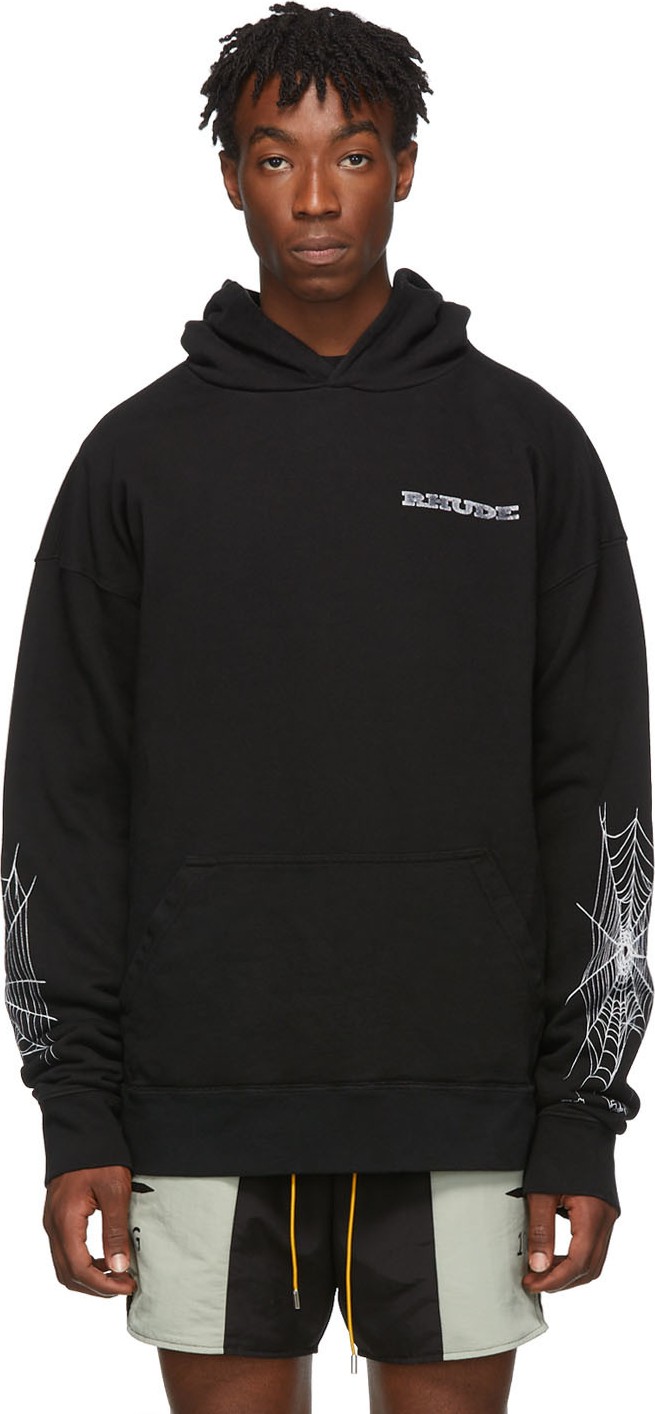 RHUDE SSENSE Exclusive Black Soho House Edition 'Not Going Home' Hoodie