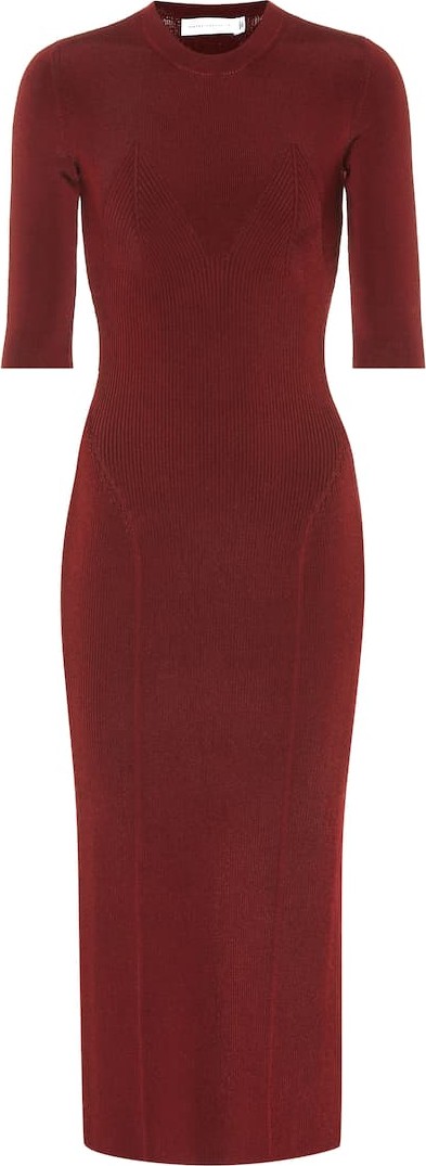 Victoria Beckham Stretch bodycon midi dress