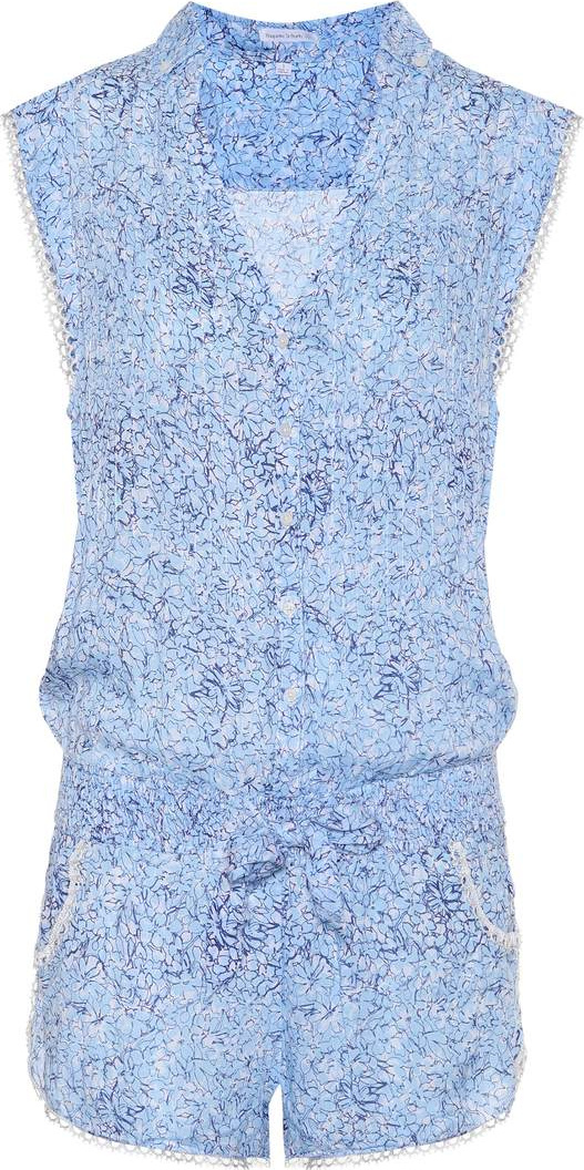 Poupette St Barth Elodie floral playsuit