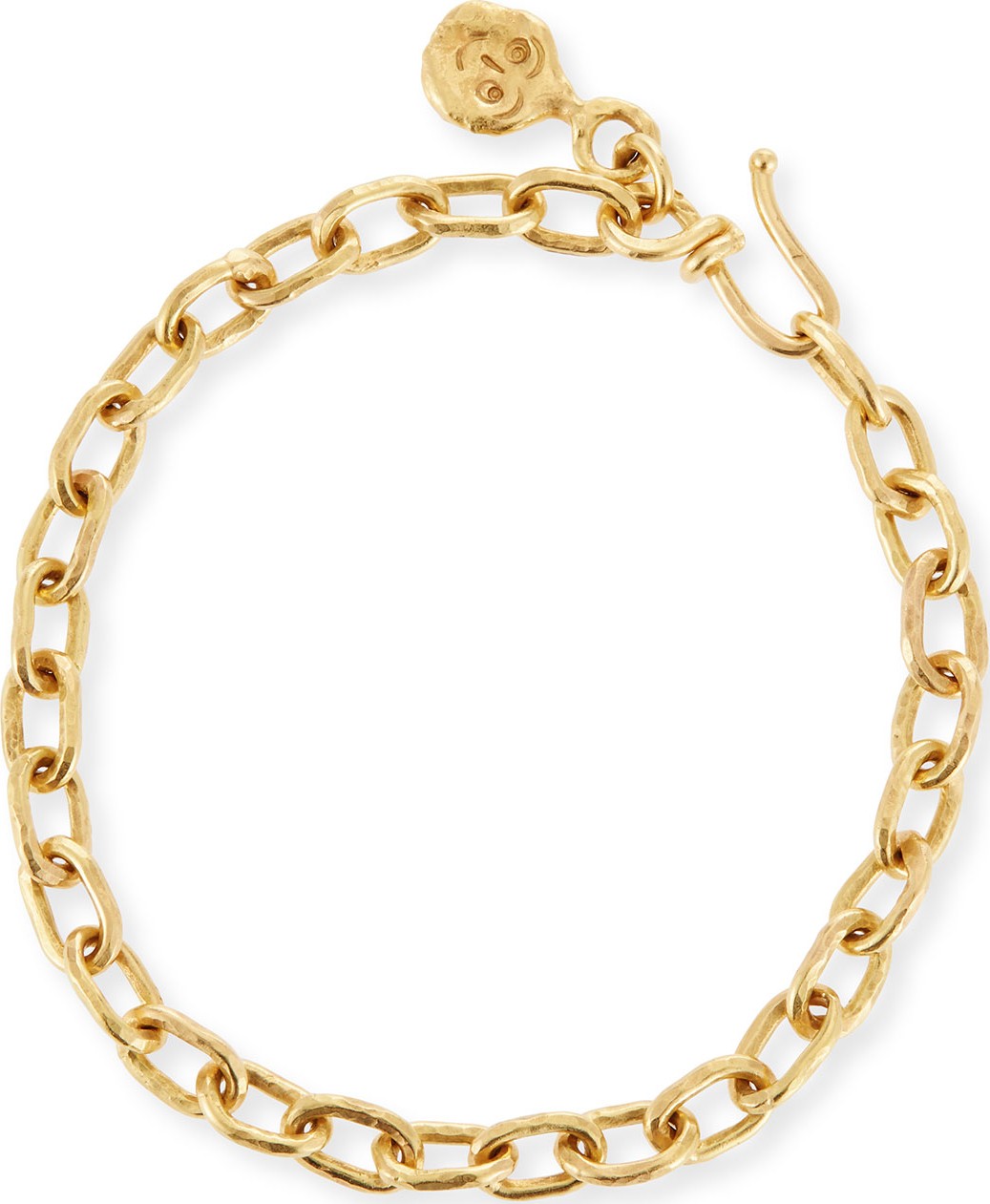 Jean Mahie 22k Gold Cadene 15 Chain Bracelet