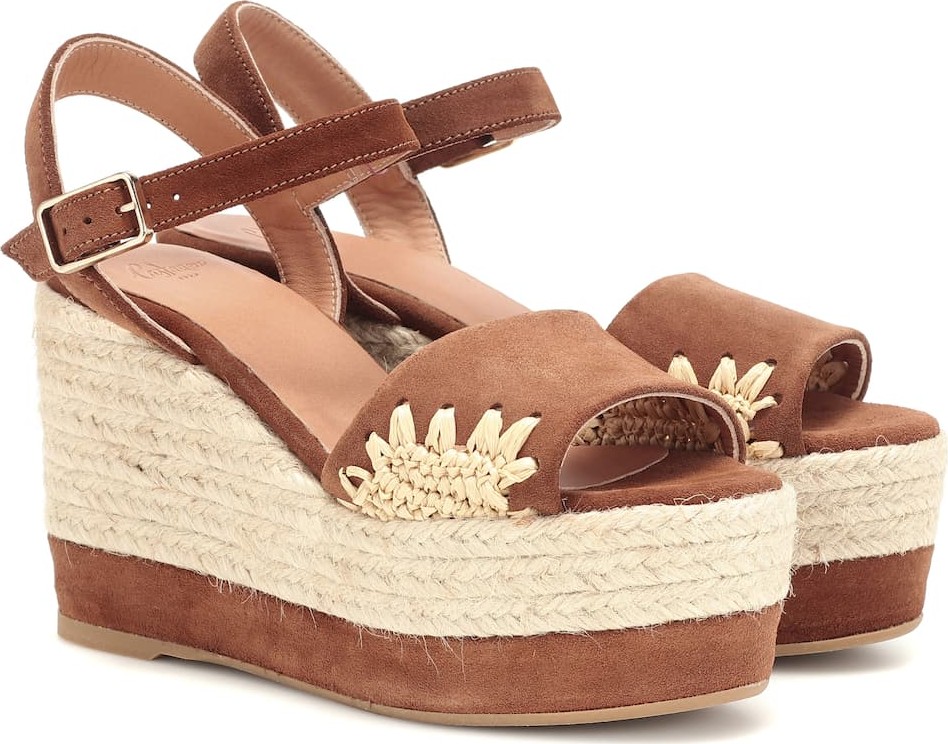 Castaner Elma suede wedge espadrilles