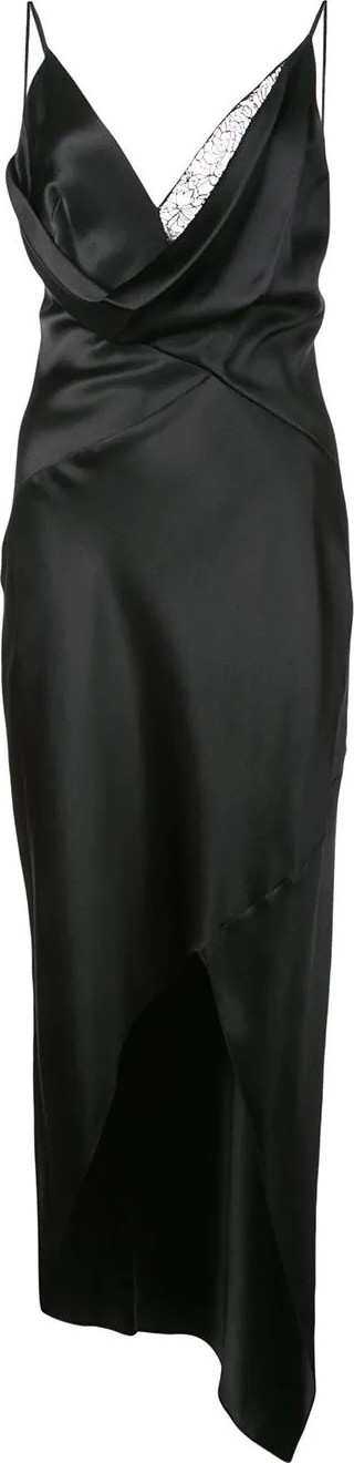 Cushnie cowl neck wrap dress