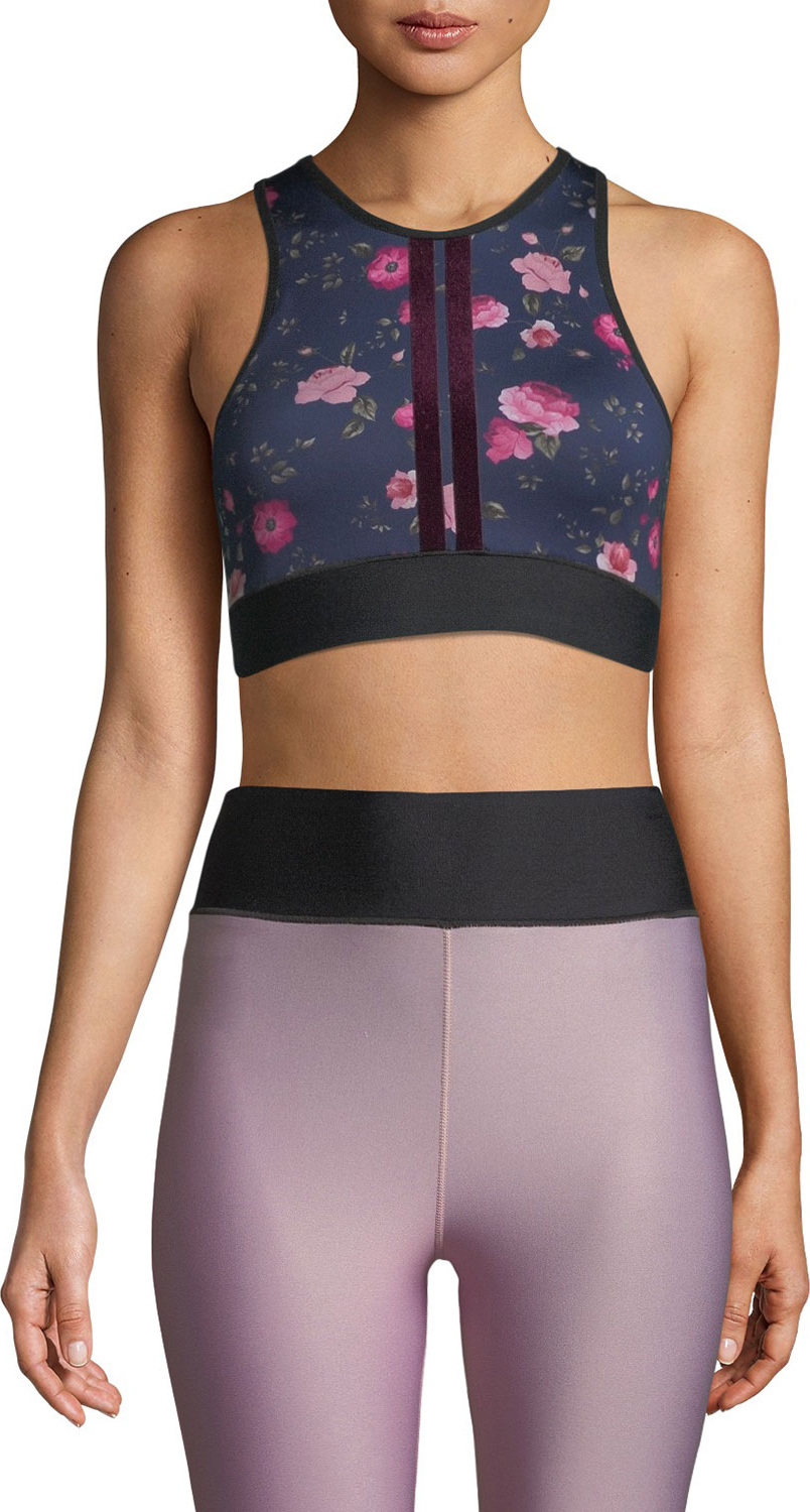 ULTRACOR Altitude Botanica Printed Performance Crop Top ULTRACOR Altitude Botanica Printed Performance Crop Top