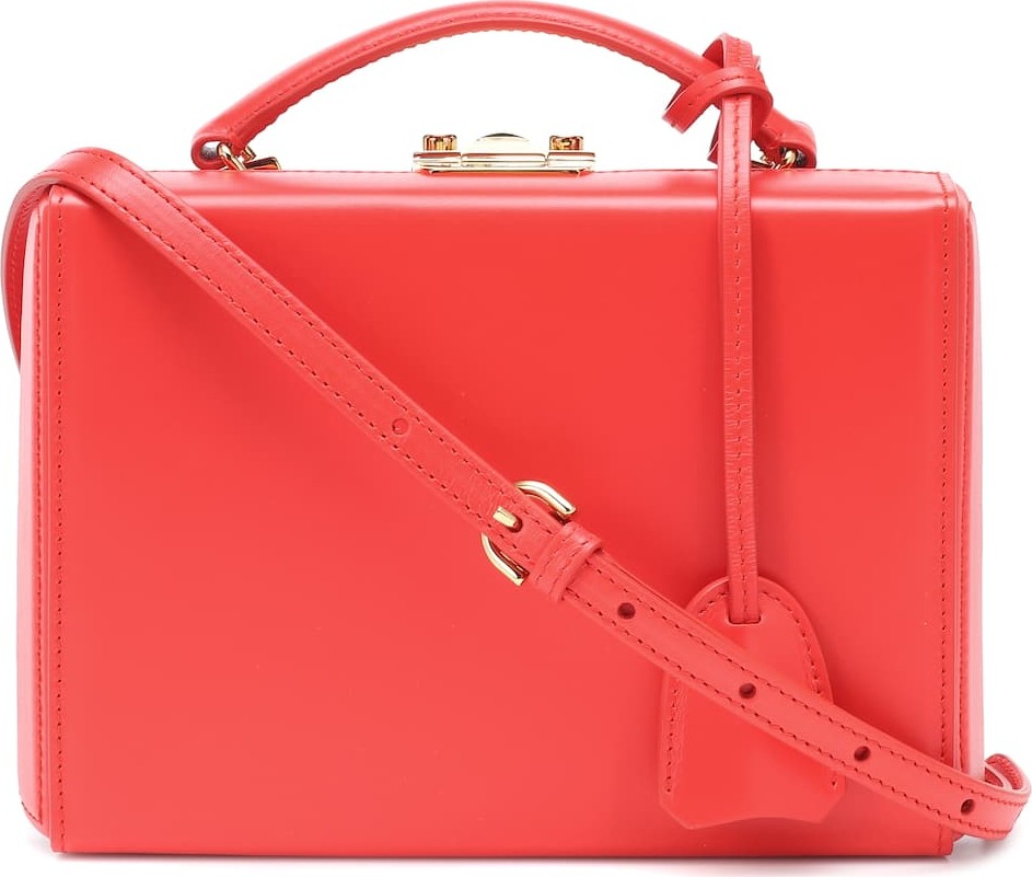 Mark Cross Grace Box Small leather shoulder bag