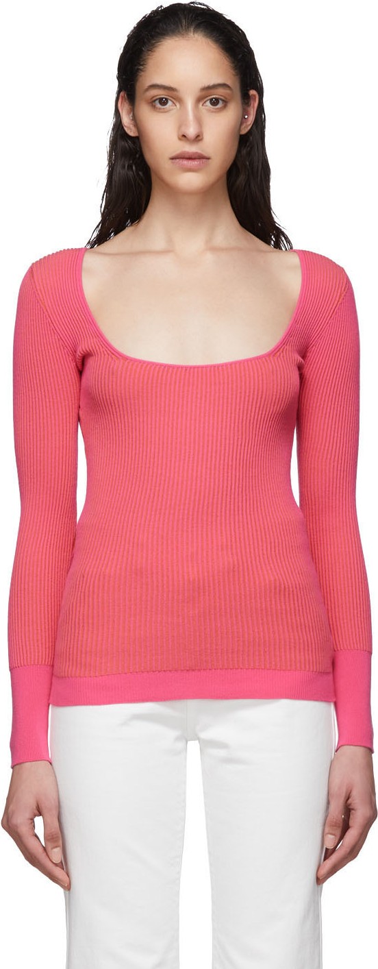 Jacquemus Pink 'Le Maille Rosa' Sweater