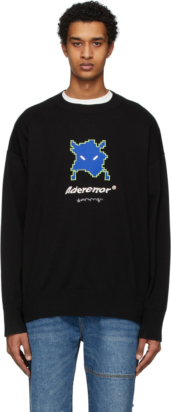 ADER error Black Vader Sweater