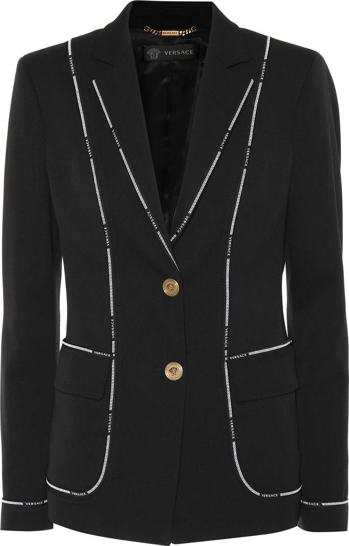 Versace Wool-blend blazer
