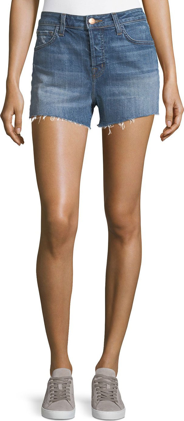 J BRAND Gracie High-Rise Shorts, Metropolis