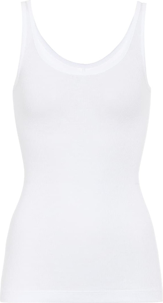 Vince Cotton-blend tank top