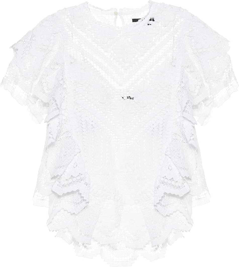 Isabel Marant Zainos crochet cotton blouse