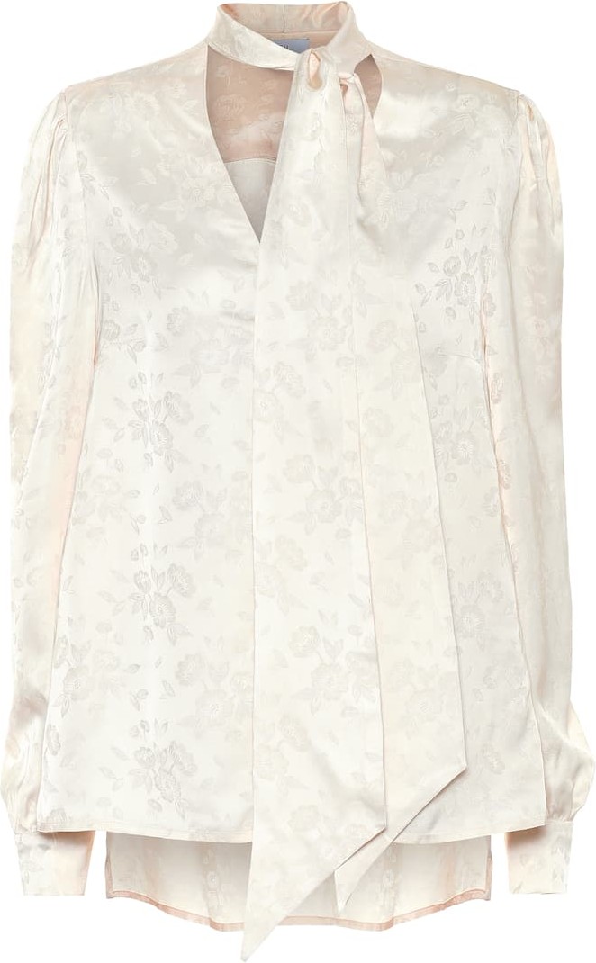 Racil Solange floral satin blouse