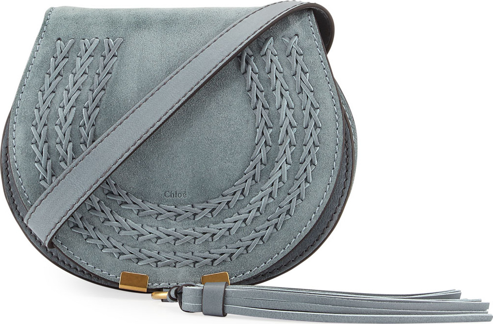 Chloe Marcie Mini Suede Crossbody Bag