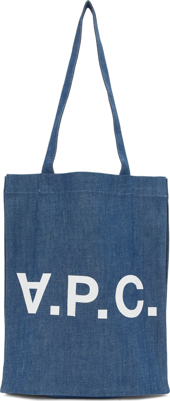A.P.C. Blue Denim Laure Tote