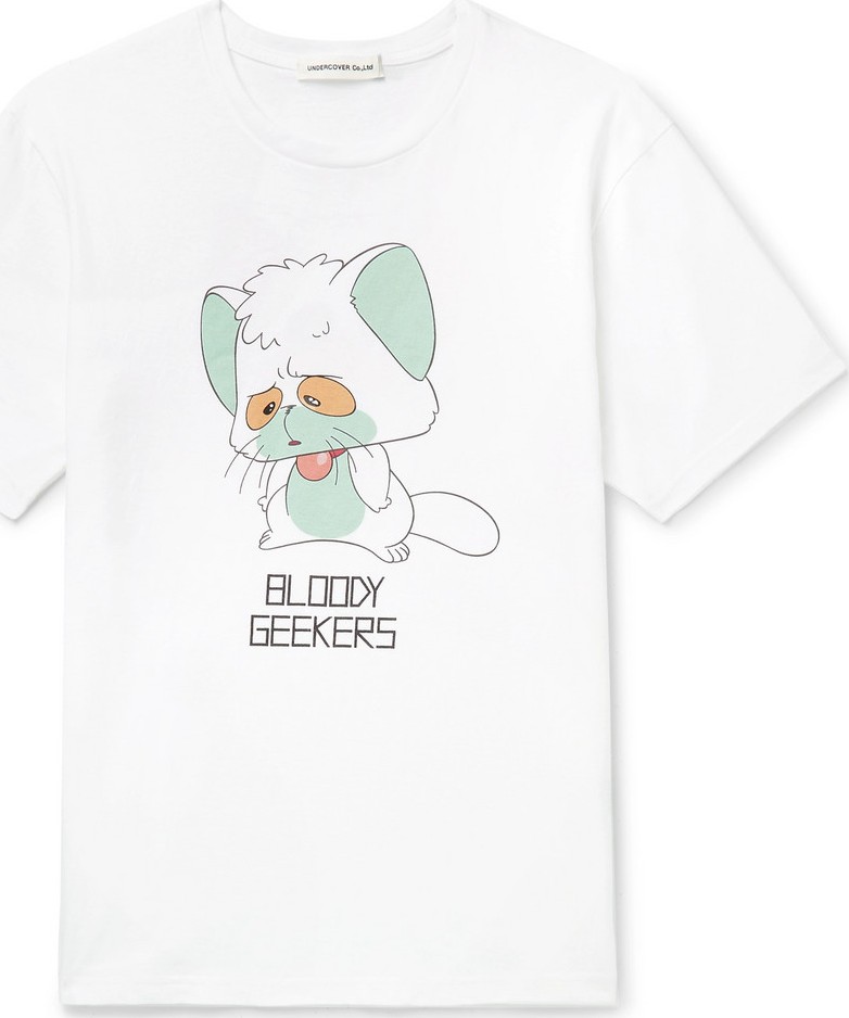 Undercover Printed Cotton-Jersey T-Shirt