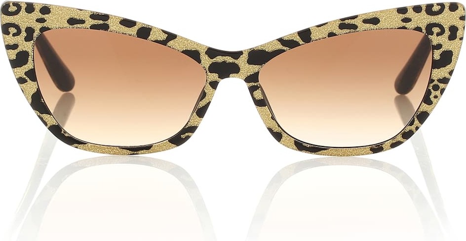 Dolce & Gabbana Leopard-print cat-eye sunglasses Dolce & Gabbana Leopard-print cat-eye sunglasses