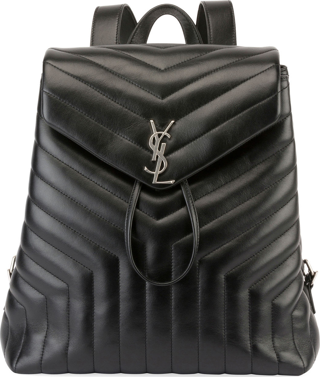 Saint Laurent Loulou Monogram Medium Quilted Leather Backpack