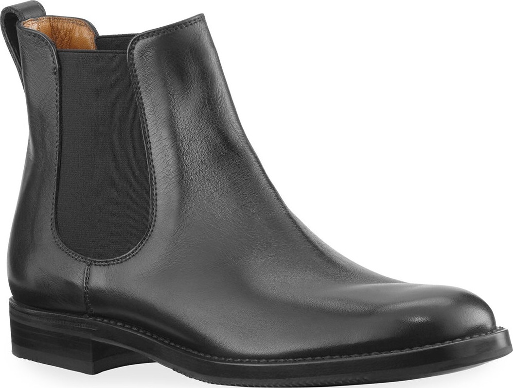 Gravati Tumbled Leather Chelsea Boots