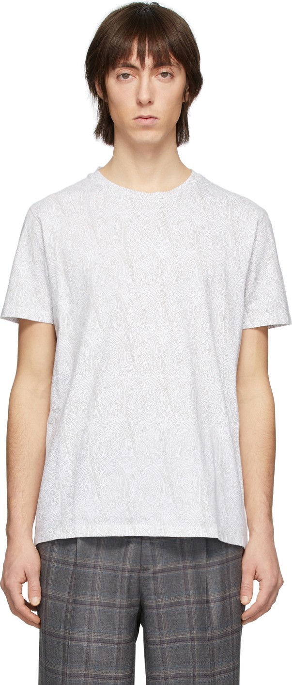 Etro White Paisley T-Shirt