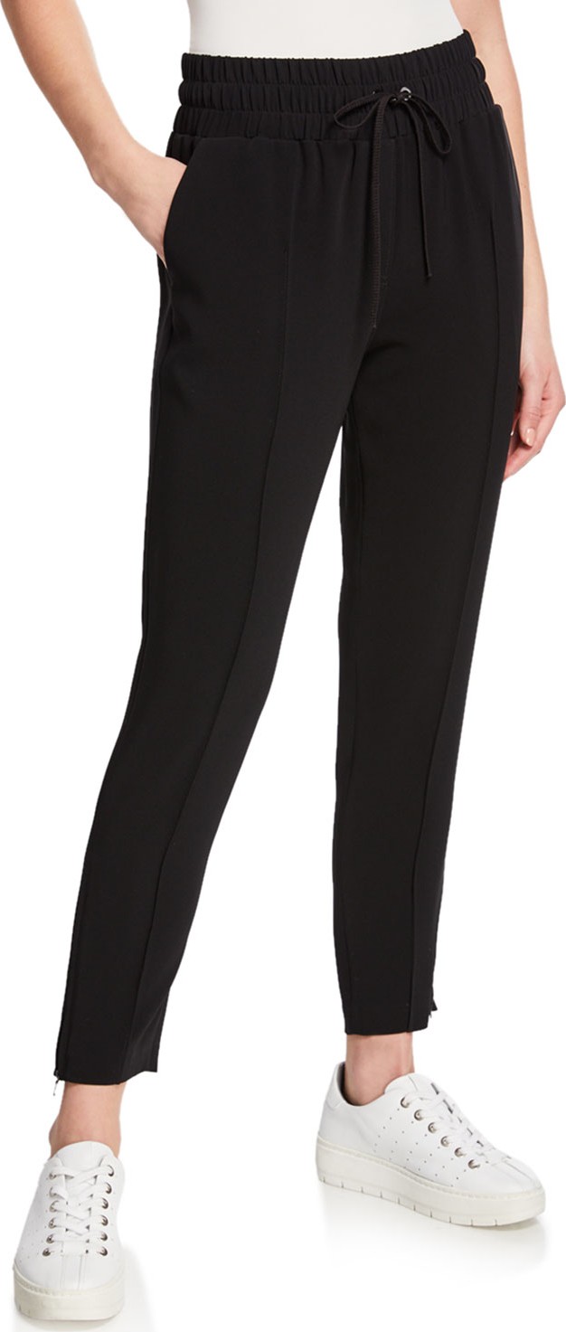 Cinq A Sept Adalie Crepe Drawstring Pants