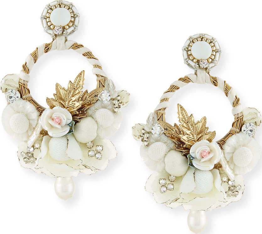 Ranjana Khan Yvonne Clip-On Chandelier Earrings