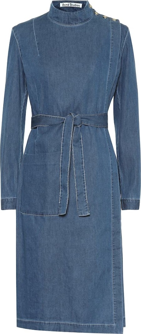 Acne Studios Belted denim dress