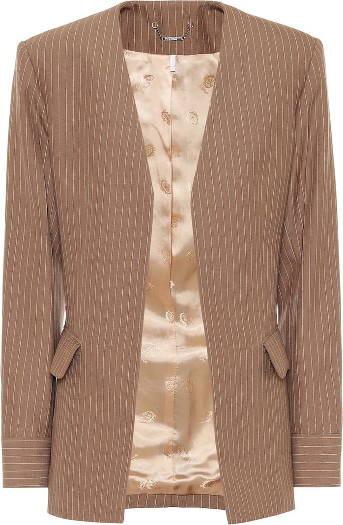 Chloe Pinstripe wool blazer