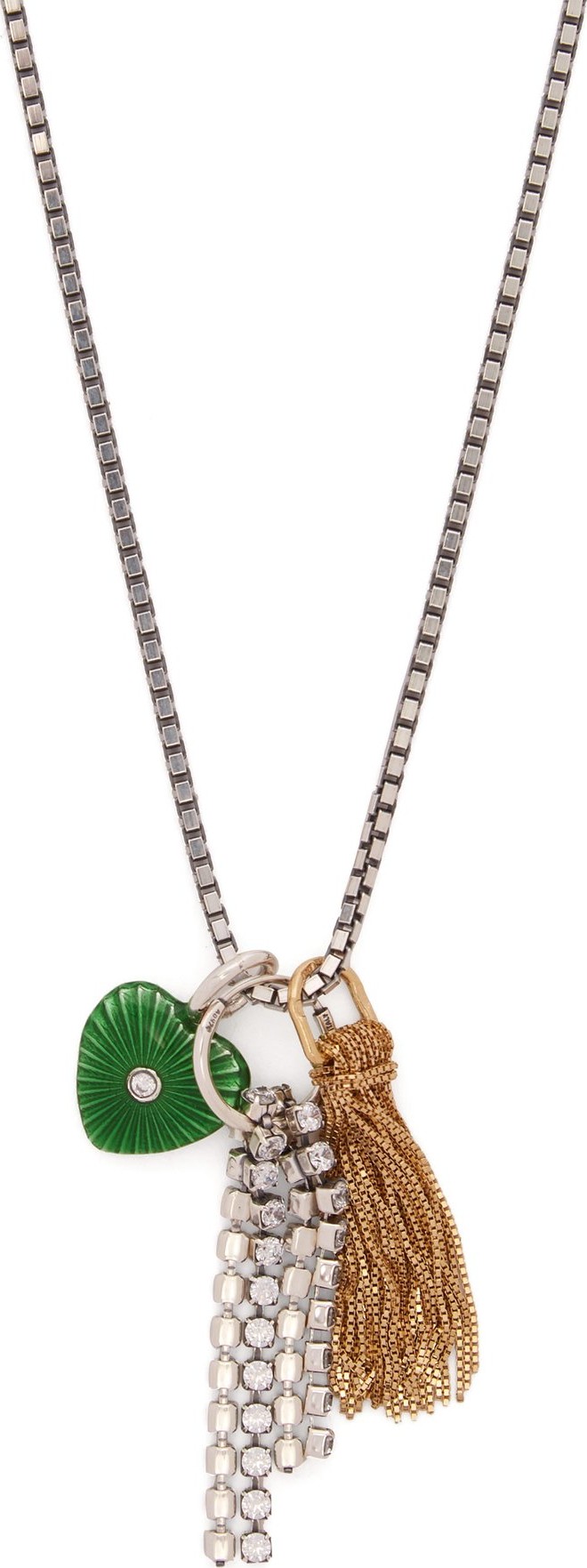 Bottega Veneta Heart pendant chain necklace