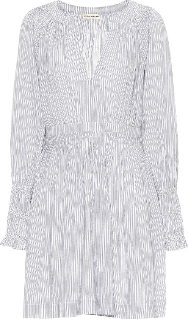 Ulla Johnson Rory striped cotton-blend dress
