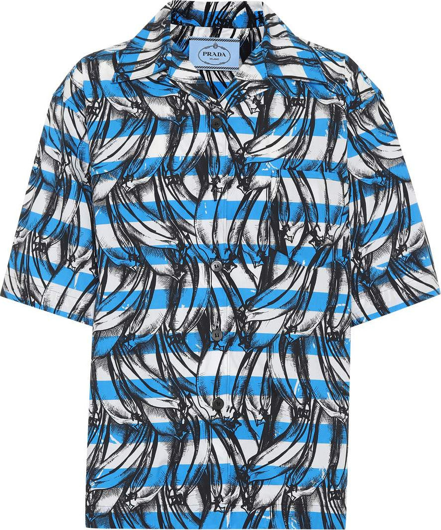 Prada Printed cotton shirt