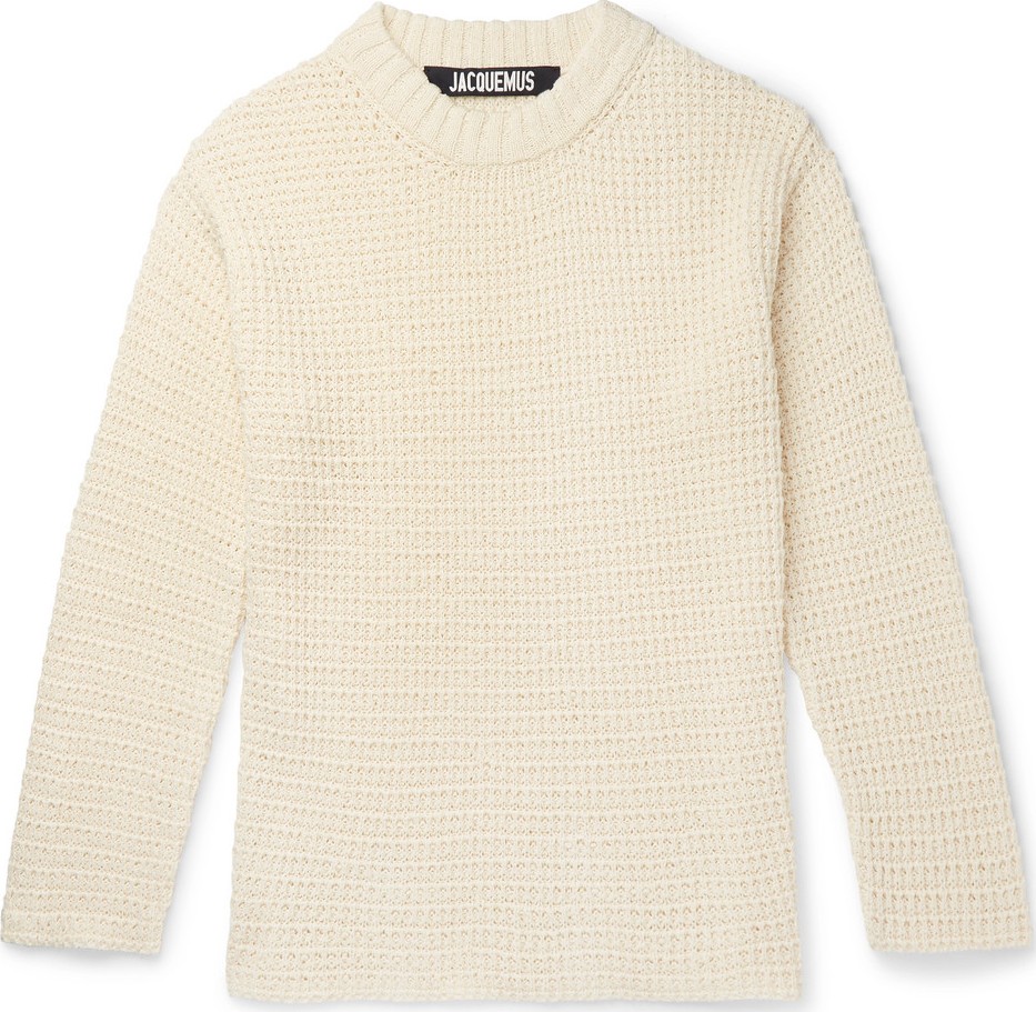 Jacquemus Pablo Linen and Cotton-Blend Sweater
