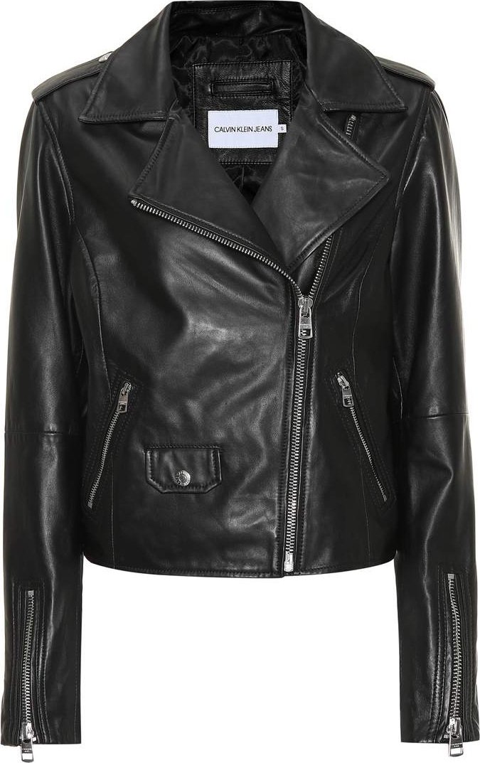 Calvin Klein Jeans Leather biker jacket