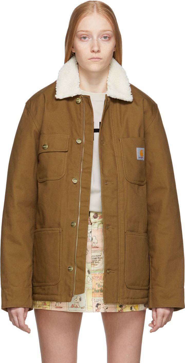 Carhartt Work In Progress Brown Fairmount Coat