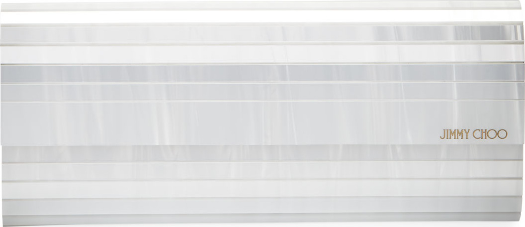 Jimmy Choo Sweetie Pearlized Acrylic Clutch Bag