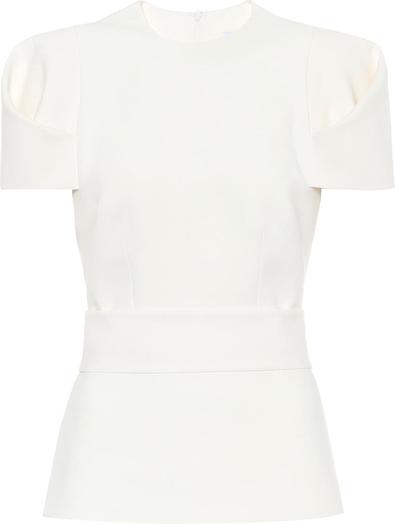 Safiyaa Stretch-crêpe top