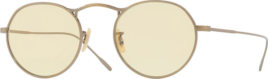 Oliver Peoples M-4 30th Anniversary Mirrored Round Sunglasses