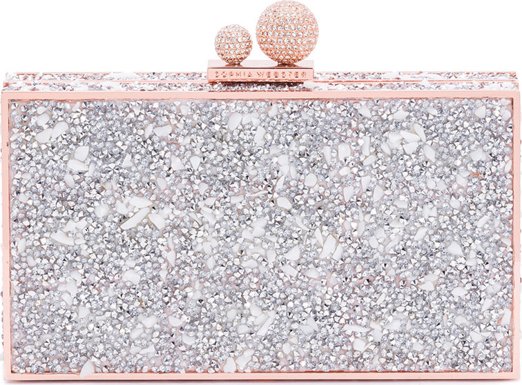 Sophia Webster Clara Crystal Box Clutch Bag