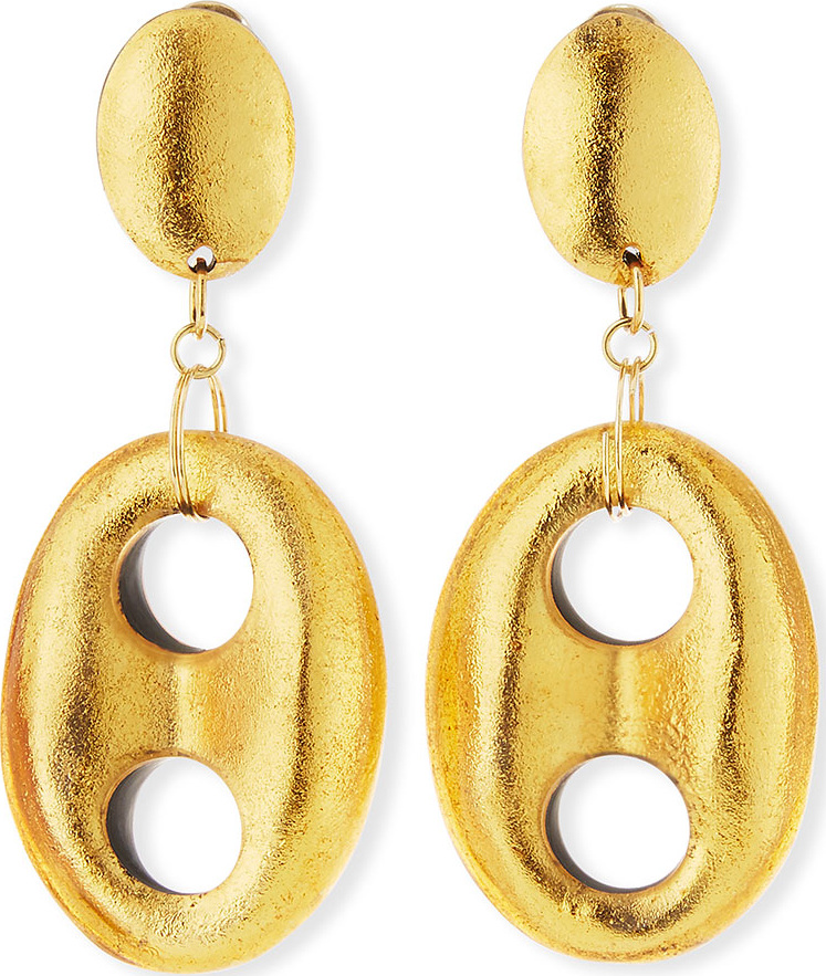 Viktoria Hayman Open-Link Double-Drop Earrings