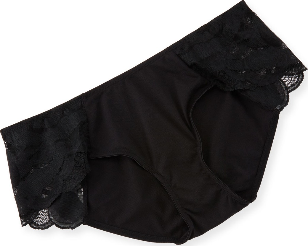 Wacoal Top Tier Lace-Trim High-Cut Briefs
